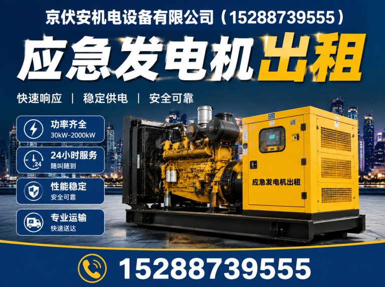 岳阳发电车出租展示图